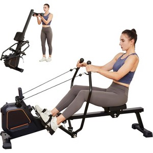 Acekool Magnetic Rowing Machine, 14-Level Resistance, Double-Scull Rower, 350 LB Capacity, Foldable Rowing Exercise Equipment for Home, Black - 1 of 4
