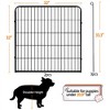 Yaheetech 2 Panels Metal Dog Playpen Fence - 3 of 4