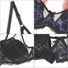 Agnes Orinda Women Plus Size Underwire Floral Lace Mesh Push-Up 2-Hook Lace Trim Bra and Panty Set - 3 of 4