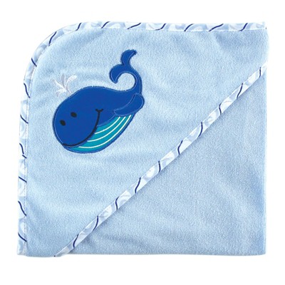 Luvable Friends Hooded Towel with Five Washcloths Dog / One Size