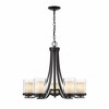 Z-Lite Willow 5 - Light Chandelier in  Matte Black - 2 of 3