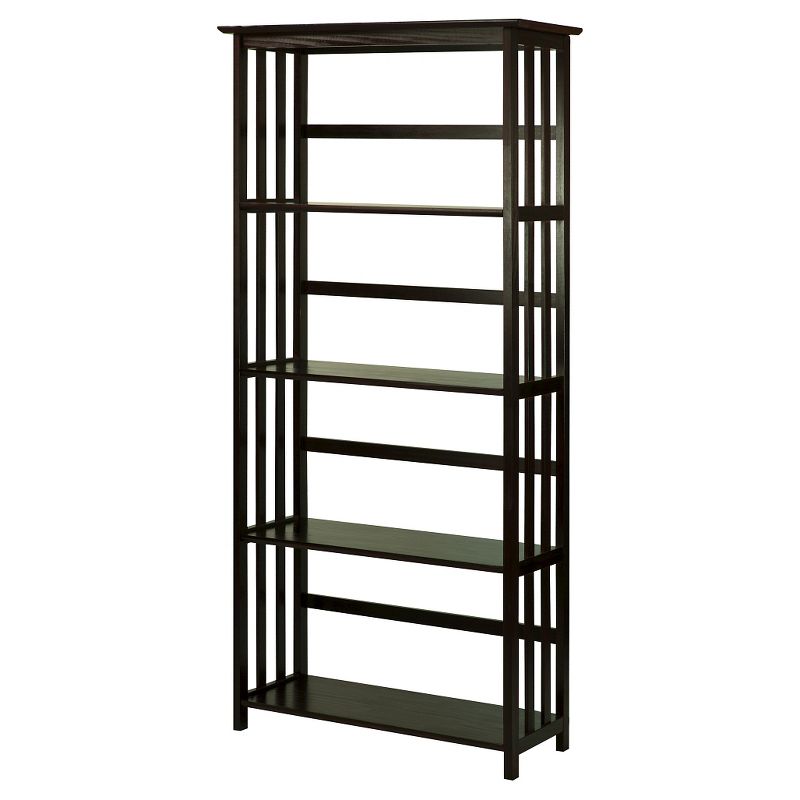 63" 5 Tier Mission Style Bookcase - Flora Home, 1 of 6