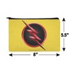The Flash Tv Series Reverse Flash Logo Makeup Cosmetic Bag Organizer Pouch - 4 of 4