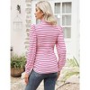 KOJOOIN Women's Knit Ribbed Maternity Ruched Tunic Pullover Sweater - 4 of 4