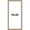 PosterPalooza | Panoramic Refined Silver Picture Frame - UV Acrylic, Foam Board Backing, Hanging Hardware - 2 of 4