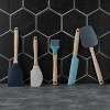 5-Piece Silicone Kitchen Utensil Set with Beechwood Handles - 4 of 4