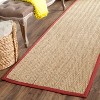 Natural Fiber Herringbone Seagrass NF115 Power Loomed Indoor Rugs - Safavieh - 2 of 4