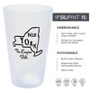 Silipint: State Pint Glasses 16oz: 2 Pack - New York - Icicle Silicone Cups - image 2 of 4