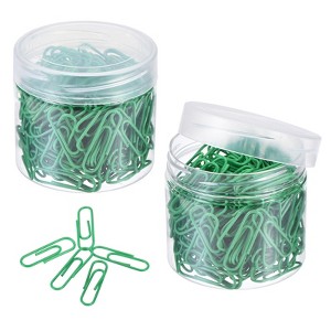 Unique Bargains Small Metal Prevent Tearing Pages Home Office Paper Clip 400 Pcs - 1 of 4