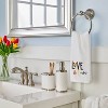 2pk Love is Love Hand Towel White - SKL Home - 4 of 4