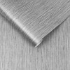 Grasscloth Texture Grey Plain Paste the Wall Wallpaper - 3 of 4