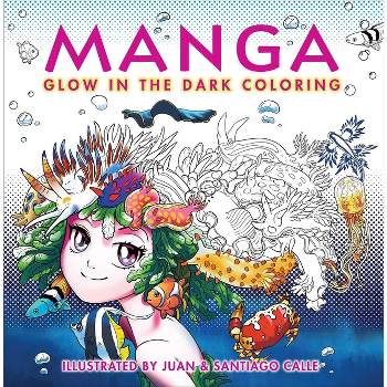 Reverse Coloring Book Anime - By Luka Poe (paperback) : Target