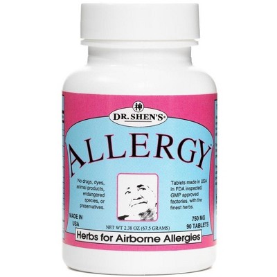 Allergy Formula by Dr. Shen's  -  90 Tablet