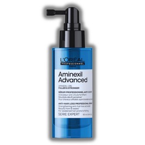L'Oreal Aminexil Advanced Anti-Hair Loss Serum | Loreal Thicker Hair Technology | Revitalizes Scalp (3.04 oz) Hair Denser Densifying Treatment - 1 of 3