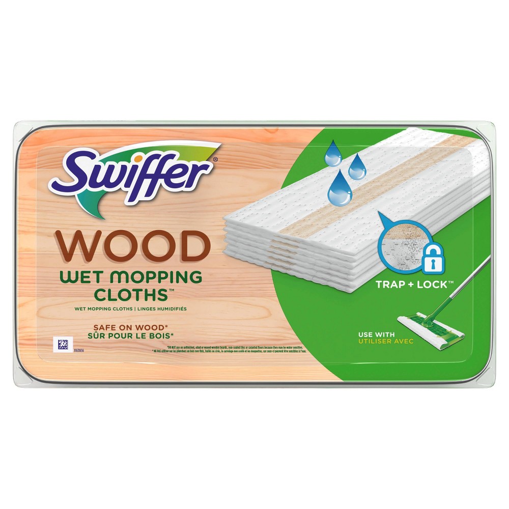 Swiffer Sweeper Wet Wood Floor Mopping cloths, 20 count