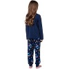 The Polar Express Womens' Train Movie Film Sleep Jogger Pajama Set Blue - 3 of 3