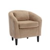 NicBex Accent Chair with Backrest, Upholstered Armchair Comfy Sofa Chair for Living Room, Bedroom - 2 of 4