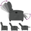vidaXL Recliner Chair Grey - 4 of 4