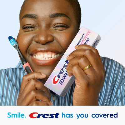 Crest 3D White Brilliance Sensitivity Relief Toothpaste - 3.9oz/2ct