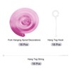 Unique Bargains Party PVC Spiral Design Hanging Swirls Decoration 18 Pcs - 3 of 4