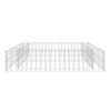 vidaXL Gabion Raised Bed Galvanized Steel 39.4"x39.4"x7.9" - 3 of 4