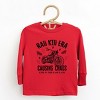 Rad Kid Era Causing Chaos - Toddler Long Sleeve Graphic Tee and Youth Long Sleeve Graphic T-Shirt - 2 of 3