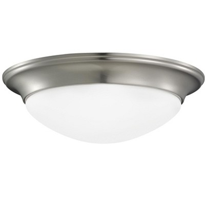 Generation Lighting Nash 2 light Brushed Nickel Ceiling Fixture 7543693S-962