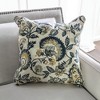 Creation Velvet Upholstered Sofa Light Gray/Navy - Furniture Of America - image 4 of 4