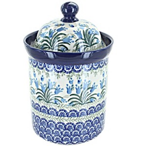 Blue Rose Polish Pottery 491 Ceramika Small Canister - 1 of 1