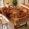 Dark Wood Rectangle Tablecloth Vintage Table Cloth for Kitchen Dining Rustic Tablecloths Farmhouse Style Table Cover Decor - 4 of 4