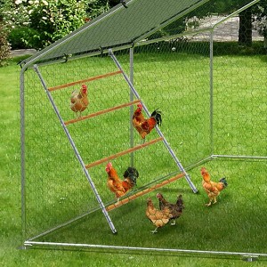 Chicken Roosting Perch, Chickens Roosting Bars for Coop, Easy to Assemble&Clean, Chicken Ladder for Backyard Farm Poultry (55" L x 40" W) - 1 of 4
