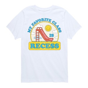 Boys' - Instant Message - My Favorite Class Is Recess Short Sleeve Graphic T-Shirt - 1 of 4