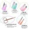 6-Piece Precision Eyebrow Tweezers Set for Women with Curved Scissors – Stainless Steel Hair Removal Tools with Travel bag - 3 of 4