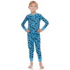 BenBen Dark Dinosaurs/Sharks 2 Pack Kids Pajamas - 2 of 3