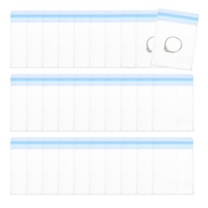Unique Bargains PVC Plastic Waterproof Jewelry Storage Pouch 30 Pcs - 1 of 4