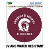 University of Arkansas at Little Rock Trojans Logo Automotive Car Window Locker Circle Bumper Sticker - 2 of 4