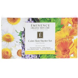 Eminence Calm Skin Starter Set (Cleanser 1oz, Moisturizer 0.5oz, Masque 0.5 oz, Booster-Serum 0.5 oz) - 1 of 4