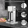 Sausage Stuffer, Meat Filler - Manual 304 Stainless Steel Sausage Maker with 4/5 Stuffing Tubes, Dual Speed & 3L/5L/7L/10L/15L Capacity - 3 of 4