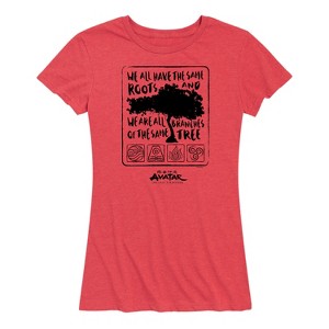 Women's - Avatar: The Last Airbender - Same Roots Short Sleeve Graphic T-Shirt - 1 of 4