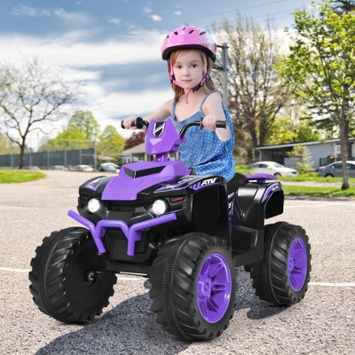 Infans 12V Kids 4-Wheeler ATV Quad Ride On Car w/ LED Light & Music