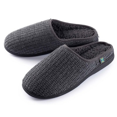 Roxoni Men’s Wool Slip-On Comfortable Knit House Slipper