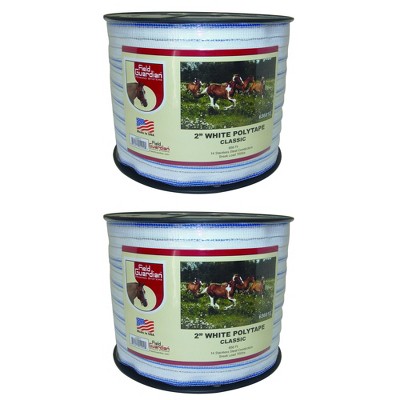 White Field Guardian Classic Polytape 1.5-Inch White Field Guardian Classic Polytape 1.5-Inch