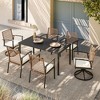 Lausaint Home 6 - Person Rectangular Outdoor Dining Set - 4 of 4
