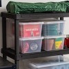 Racxily Plastic Storage Bins,  Stackable Organizing Box, Durable Nestable Containers, Clear - 4 of 4