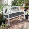 Aoodor Outdoor Polyester Tufted Bench Cushion, Water-resistant & Fade-Resistant, Cushion for Window, Love Seat, Rattan Bench, Piano Bench - 2 of 4