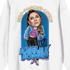 Ted Lasso Keely Jones Abso-F*#king-Lutely! Men's White Crewneck Sweatshirt - 2 of 3