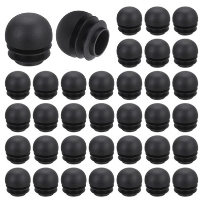 Unique Bargains Round Non-Slip Noise Reduction Non-Marking Furniture Leg Plastic Plugs