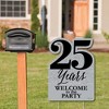 Big Dot of Happiness We Still Do - 25th Wedding Anniversary - Party Decorations - Anniversary Party Welcome Yard Sign - 2 of 4