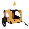 DOMETOUR Foldable Pet Stroller Pet Trailer for Small/Medium Dogs,  Quick Release Wheel, Non-Slip Floor, Internal Leash - 4 of 4
