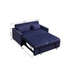 Futon Corduroy Sofa Bed with Pull-Out Bed & Storage Pocket - 3 of 4